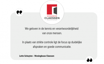 Testimonial Woningbouw Claessen
