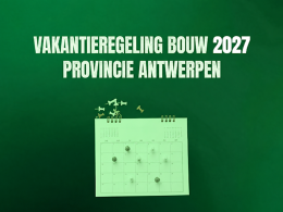 Banner Vakantieregeling Bouw 2027